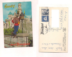 P1850 USA DISNEYLAND PLUTO TOPOLINO Card Stamp 1974 Viaggiata - Anaheim