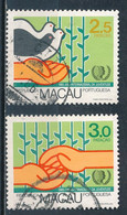 °°° MACAO MACAU - Y&T N°506/7 - 1985 °°° - Oblitérés