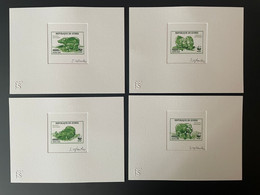 Guinée 2009 Epreuve D'Artiste Artist Proof Mi. 6714 - 6717 WWF Panda Fauna Hylochoerus Green Vert - Lettres & Documents