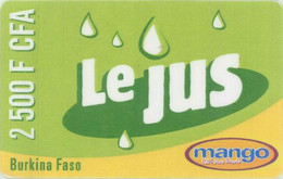 Burkina Faso Mango 2500 F CFA-LE JUS Exp.03-07-2005 - Burkina Faso