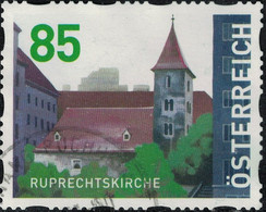 Autriche 2021 Oblitéré Used Ruprechtskirche Église Saint Rupert Vienne Y&T AT 3432 SU - 2021-... Afgestempeld