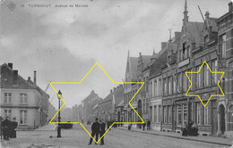 TURNHOUT - Avenue De Mérode - Carte Bleutée, Animée Et Circulé En 1911 - Turnhout