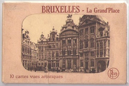 (Belgique) Bruxelles 003, Nels, Jolie Série De 10 Cartes De La Grand'Place - Sets And Collections