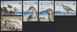 Pitcairn Islands (34). 2005 Bristle-thighed Curlew Set. Mint. Hinged. - Pitcairn