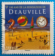 France 2010 :  150 Ans De La Fondation De Deauville N° 4452 Oblitéré - 2010-.. Matasellados