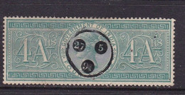 India Victoria Special Adhesive 4 Anna Green Heavy Used - Other & Unclassified