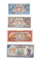 Bhutan 1 2 5 10 20 50 And 100 Ngultrum 7 Pieces Banknote Set UNC - Bhoutan