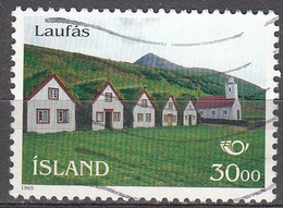 Island 1995 Michel 824 O Cote (2013) 1.00 Euro Norden Tourisme Laufás - Usados
