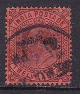 India Edward V11 12A  Purple (red) Good Used - Autres & Non Classés