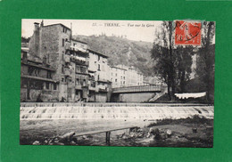 38 VIENNE--VUE SUR LA GERE-LAVANDIERES-ANIMEE CPA Année1912  N° Carte 57 - Vienne