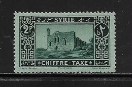 SYRIE  ( FRSYR - 90 )  1925  N° YVERT ET TELLIER    N° 34   N* - Portomarken