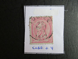 Nr 46 - Leopold II - Centrale Stempel Tubize - 1884-1891 Léopold II