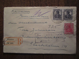 1919 RUSSIA / GERMANY, KUKEHNEN / KUKENAI, KALININGRAD OBL.REG COVER - Brieven En Documenten