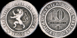 Belgique - 1862 - 10 Centimes - Leopold II - H265 - 10 Cents
