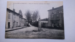 Carte Postale ( AB4 ) Ancienne De Villars Les Dombes , Place Du Nord ( Paiement UNIQUEMENT PAR CHEQUE ) - Villars-les-Dombes