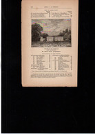 Gravure In Texte (33) Gironde Année 1898 Château Du Taillan - Stampe & Incisioni