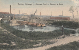 Comines ,( Belgique ) Nouveau Canal De Comines  à Ypres , Péniche ( Deturck ;  N° 18058 ) Colorisée - Comines-Warneton - Komen-Waasten