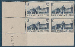 N° 379 VERSAILLES EN COIN DATE DU 14/04/38 ** - 1930-1939