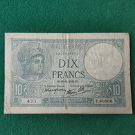 FRANCIA  10 FRANCS 1940 - 10 F 1916-1942 ''Minerve''