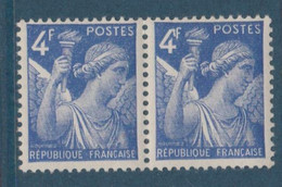 N° 656a IRIS VARIETE 4 AVEC CROCHET TENANT A NORMAL ** - Unused Stamps