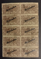 Bloc 10 Billet 5 Mark LAGERGELD MONNAIE DE CAMP PRISONNIER DE GUERRE Kriegsgefangenenlager HAMELN - Andere & Zonder Classificatie