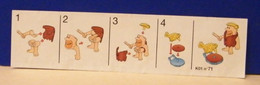 (AB22) CARTINA KINDER FERRERO - COMPONIBILI - K01 N71 - FLINSTONES - FREDDIE CON UCCELLO - Instructions