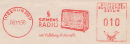 Freistempel Kleiner Ausschnitt 0597 Berlin Siemens Radio - Marcophilie - EMA (Empreintes Machines)