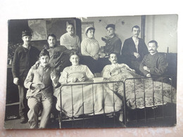 Carte Photo 38 VIENNE Hopital Militaire Vue D'une Chambre De Blessés - Photographe C DIDIER Saint Romain En Gal - 5 - Vienne