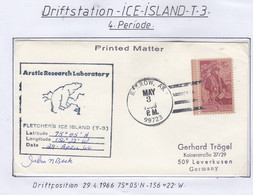 USA Driftstation ICE-ISLAND T-3 Cover Ca IFletcher's Ice Island T-3 29 April 1966 Si John N. Beck 4 (DR113) - Stations Scientifiques & Stations Dérivantes Arctiques