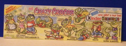 (AB126) CARTINA KINDER FERRERO - GERMANIA CRAZY CROCOS - COCCOBULLI - Notices