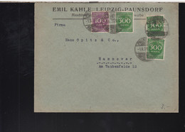 Deutsches Reich Beleg Mit Firmenlochung  1EK1/E32 (2) - Lettres