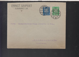 Deutsches Reich Beleg Mit Firmenlochung  1ES3/E48 (4) - Lettres