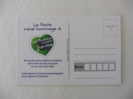 Delcampe - France ; Carte Postale :  Coeur : La France Comme J'aime - Post & Briefboten