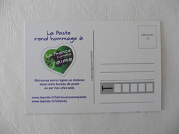 Delcampe - France ; Carte Postale :  Coeur : La France Comme J'aime - Post & Briefboten