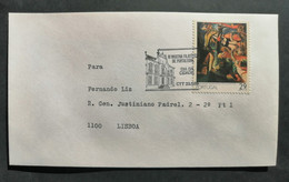 Portugal Cachet Commémoratif  Expo Philatelique Portalegre 1989 Event Postmark Stamp Expo - Flammes & Oblitérations