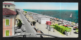 PORTO SAN GIORGIO LA SPIAGGIA BABY CARD VG. 1960 ASCOLI PICENO ACQUARELLATA N°C965 - Ascoli Piceno