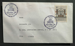 Portugal Cachet Commémoratif Caravelle Bartolomeu Dias Chantiers Navals Vila Do Conde 1989 Caravel Shipyard Sevent Pmk - Flammes & Oblitérations