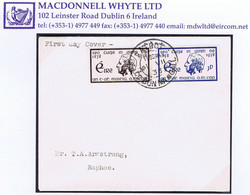 Ireland 1938 Father Mathew/Temperance Set Of 2 On Clean Neat First Day Cover Raphoe  Cds 1 VII 38 - FDC