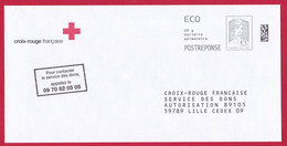 5092 PAP – Post Réponse Marianne De Cappa Et Kawena ECOPLI – Croix Rouge Française – 16P171 (5092) - Prêts-à-poster:Answer/Ciappa-Kavena
