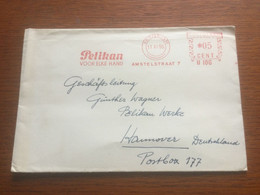 K25 Niederlande 1955 Brief Mit Afs Von Amsterdam - Covers & Documents