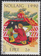 Ireland 1990 Used Sc #818 26p Child Praying Christmas - Gebruikt