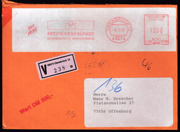 Germany Osnabruck 1997 / Fritz Rudolf Künker, V Letter, Wert DM 500 / Machine Stamp, EMA - Affrancature Meccaniche Rosse (EMA)