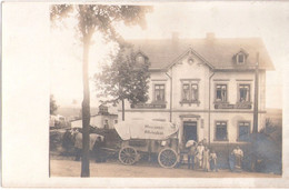 ANSPRUNG Erzgebirge Marienberg Bäckerei Oskar Dehler Mit Mehllieferung Von Der Obermühle OLBERNHAU Original Fotokarte - Marienberg