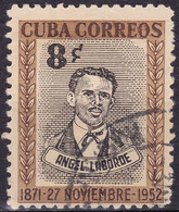 Cuba YT 377 Mi 362 Année 1952 (Used °) Angel Laborde - Oblitérés