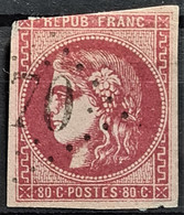 FRANCE 1870 - Canceled - YT 49 - 80c - 1870 Emisión De Bordeaux