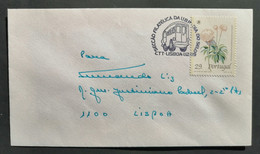 Portugal Cachet Commémoratif  Journée Du Timbre Voiture Poste LIsbonne 1989 Event Pmk Lisbon Stamp Day Postal Van - Flammes & Oblitérations