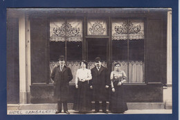 CPA [75] Paris Carte Photo Devanture Commerce Hôtel Cambacéres Non Circulé - Cafés, Hôtels, Restaurants