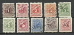 GREECE Griechenland 1902-1942 Lot Of 10 Postage Due Portomarken, Mint & Used - Otros & Sin Clasificación