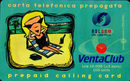 G RSL COM 5 SCHEDA TELEFONICA USATA RSLCOM VENTA CLUB - Public Themes