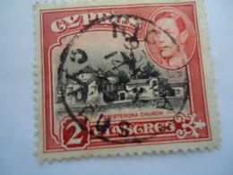 CYPRUS USED  STAMPS   POSTMARK NICOSIA - Oblitérés